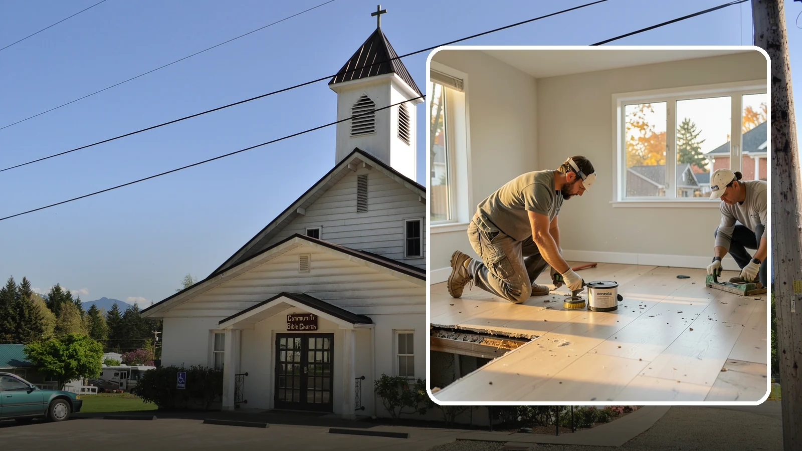 Floor Removal in Concrete, Skagit County, WA - Clean, thorough floor removal that clears out old flooring and preps the surface for something new.