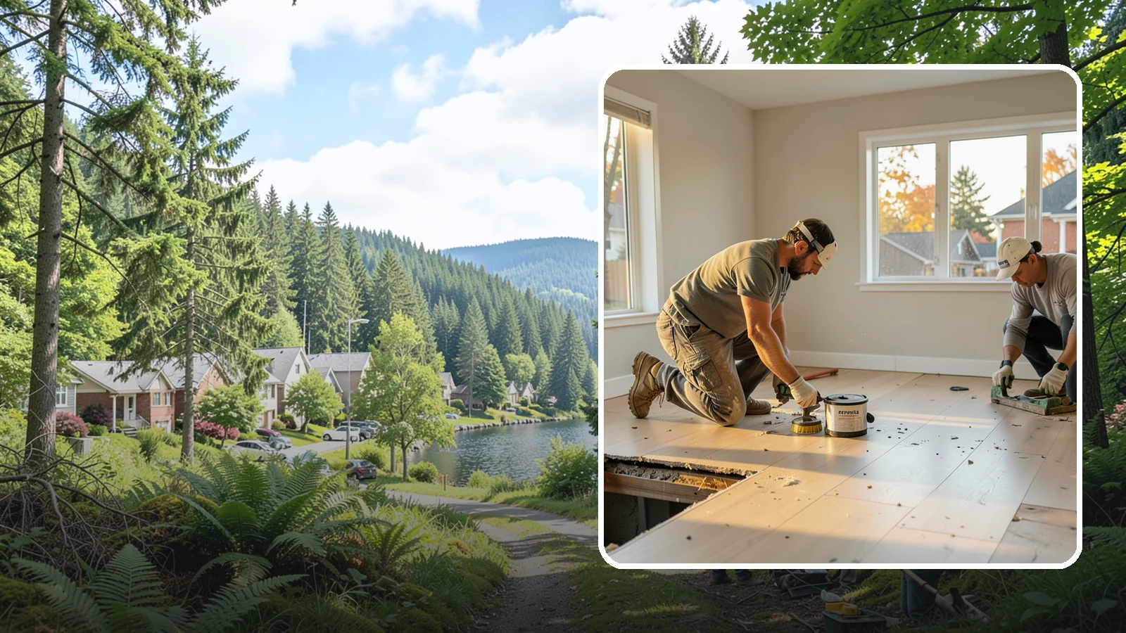 Floor Removal in Lake Forest Park, King County, WA - Clean, thorough floor removal that clears out old flooring and preps the surface for something new.