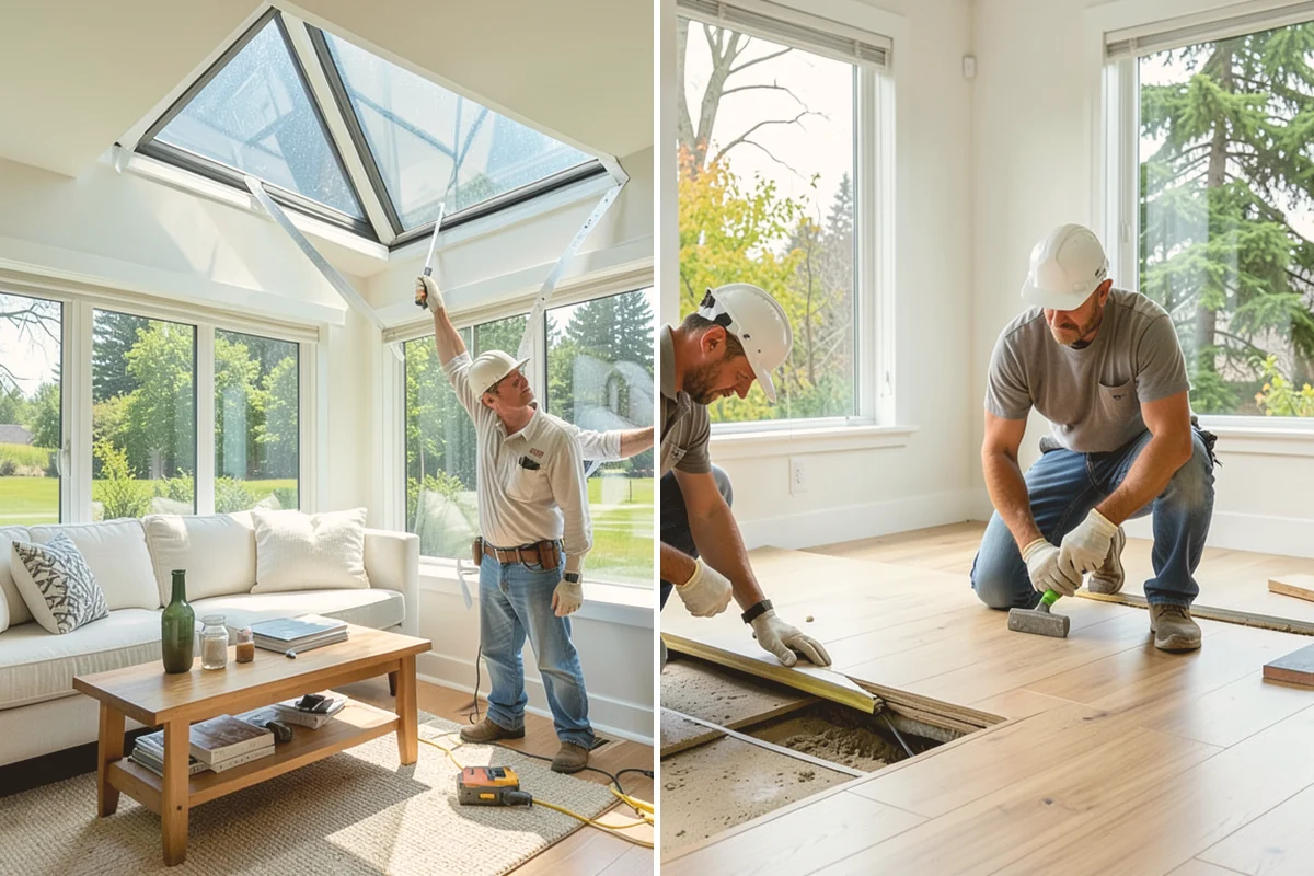 Floor Removal in Lynnwood, Snohomish County, WA - Protect adjacent areas and furnishings