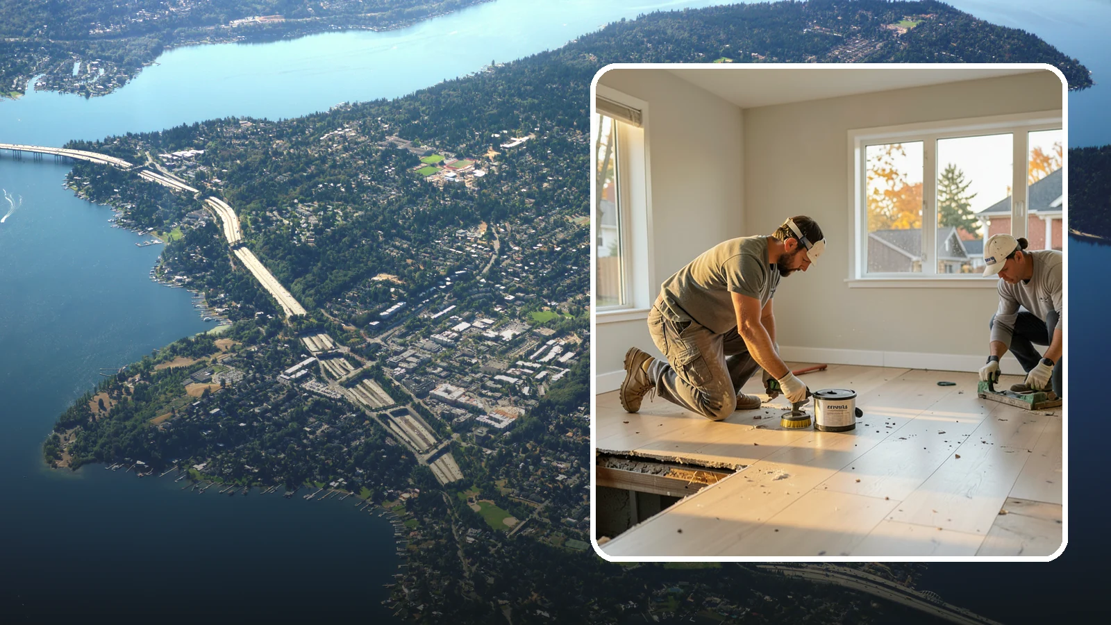 Floor Removal in Mercer Island, King County, WA - Clean, thorough floor removal that clears out old flooring and preps the surface for something new.