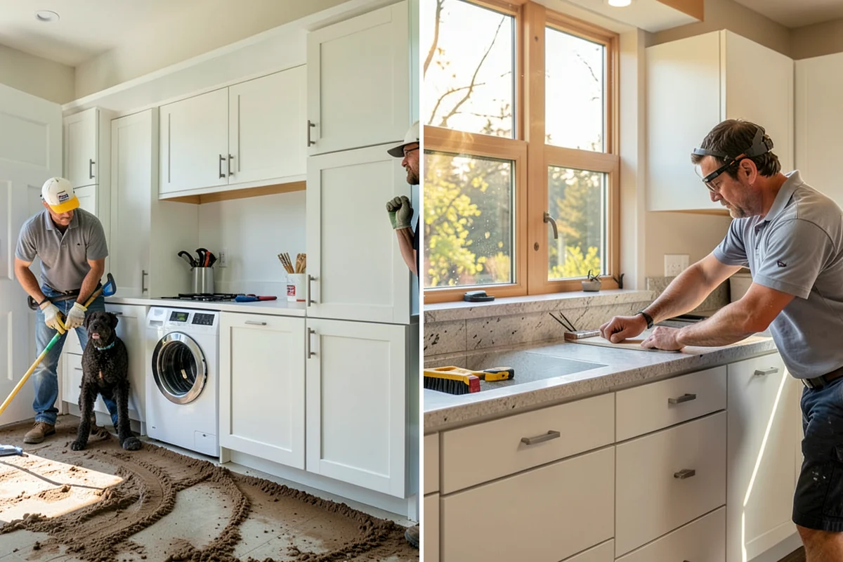 Floor Removal in Seattle, King County, WA - Protect adjacent areas and furnishings
