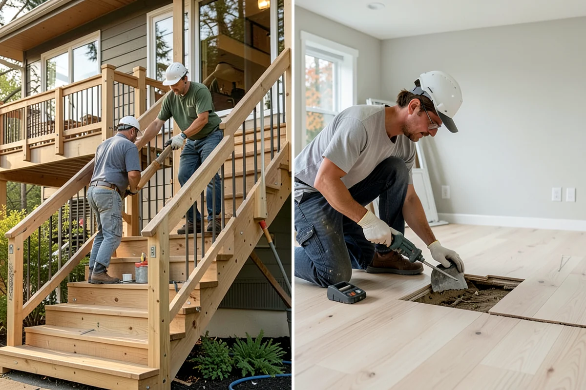 Floor Repair in Arlington, Snohomish County, WA - Inspect and identify the damage source