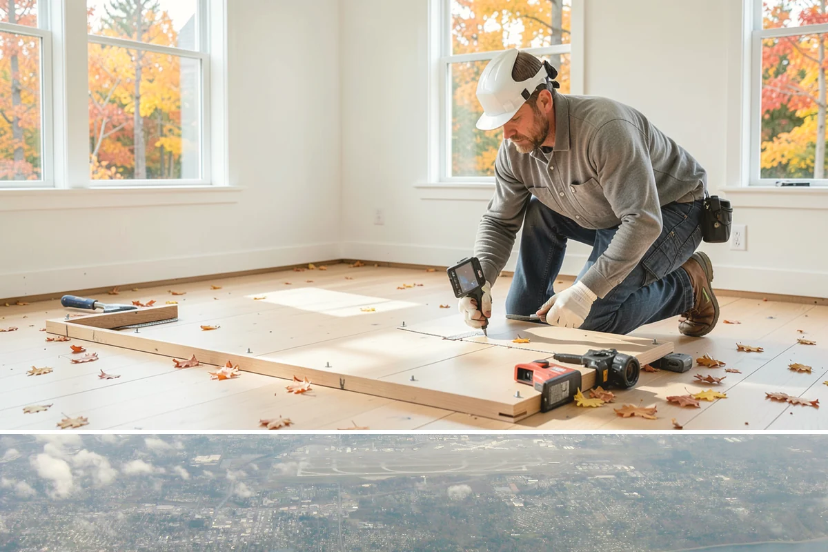 Floor Repair in Burien, King County, WA - Floor repairs can be scheduled any time, though addressing moisture-related damage promptly matters most during the rainy season.
