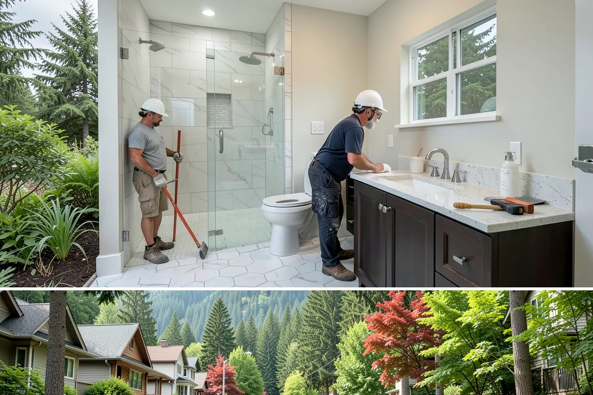 Floor Repair in Darrington, Snohomish County, WA - Floor repairs can be scheduled any time, though addressing moisture-related damage promptly matters most during the rainy season.