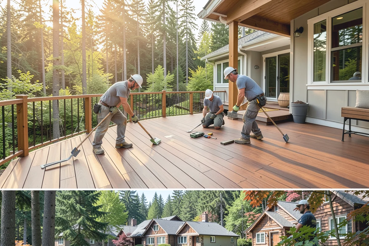 Floor Repair in Edgewood, Pierce County, WA - Floor repairs can be scheduled any time, though addressing moisture-related damage promptly matters most during the rainy season.