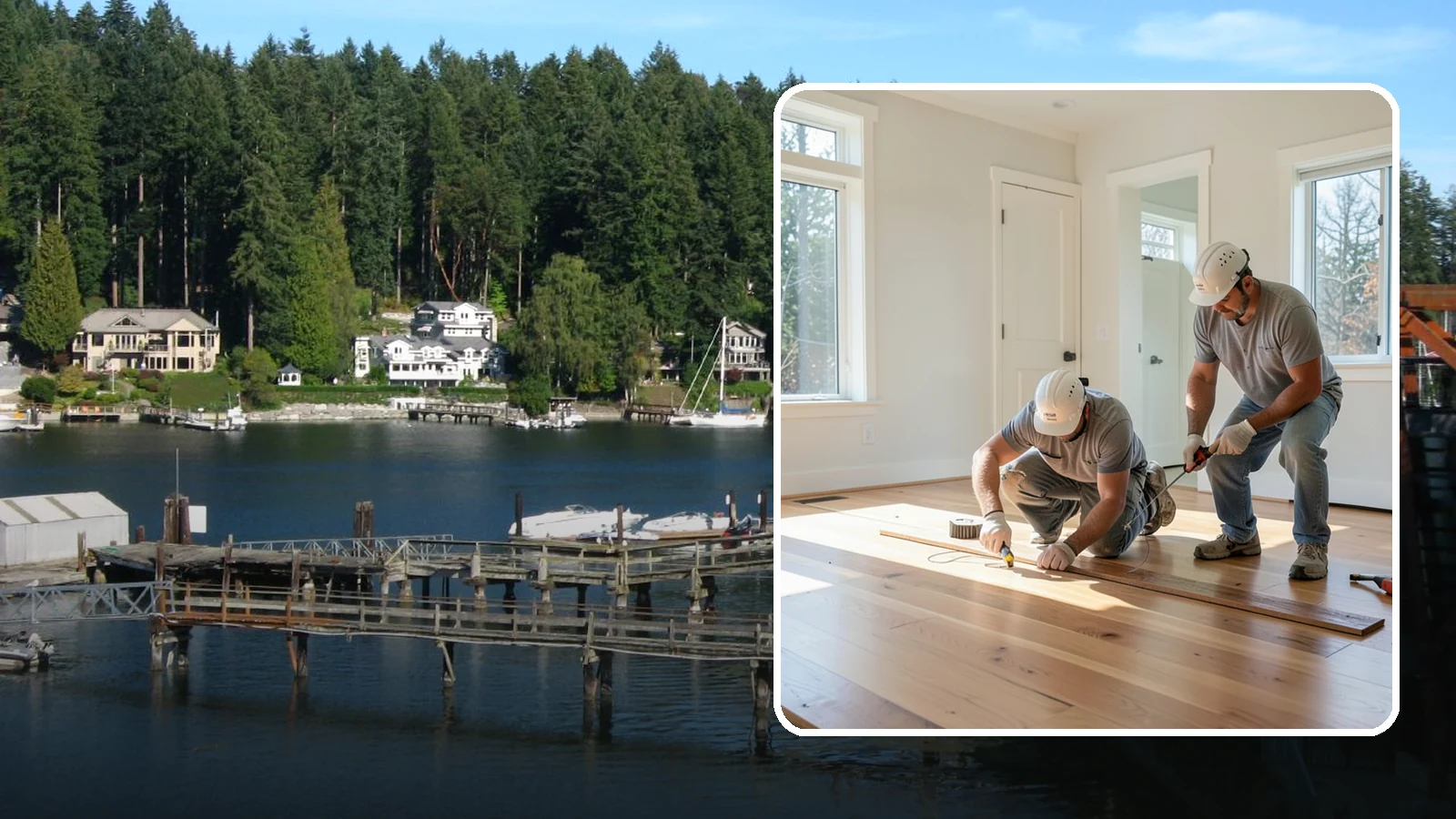 Floor Repair in Gig Harbor, Pierce County, WA - Targeted floor repair that fixes damage, squeaks, and wear without replacing your entire floor.