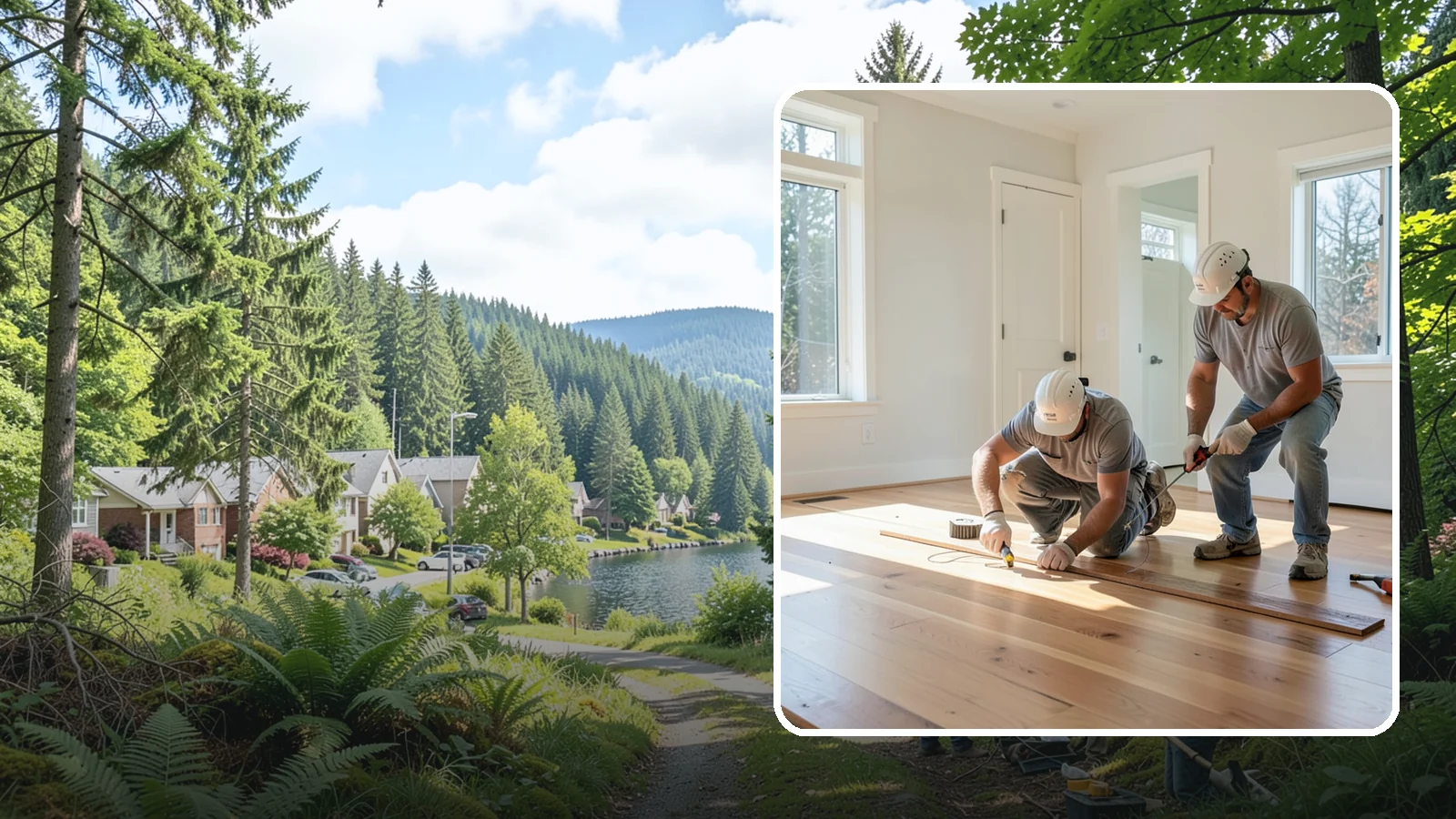 Floor Repair in Lake Forest Park, King County, WA - Targeted floor repair that fixes damage, squeaks, and wear without replacing your entire floor.