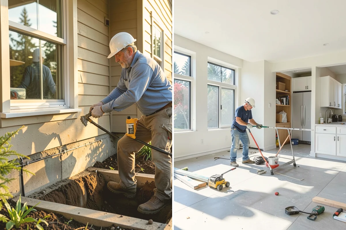 Floor Repair in Orting, Pierce County, WA - Inspect and identify the damage source