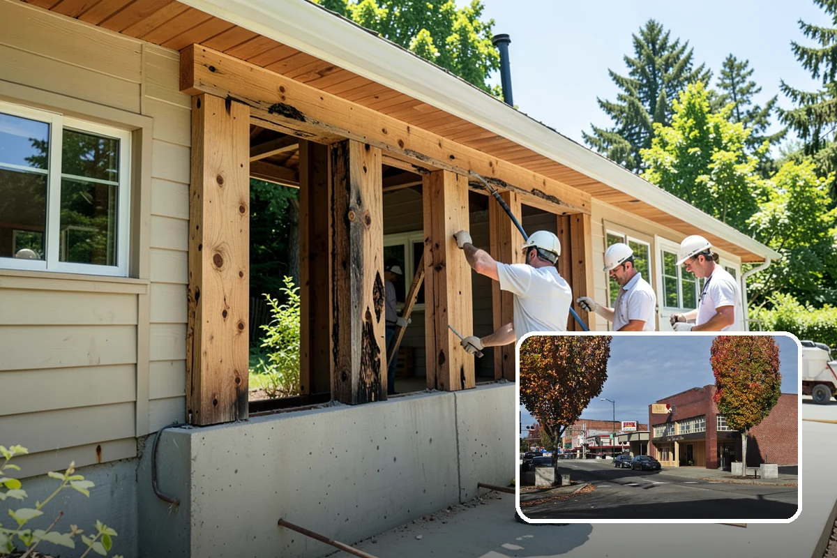 Floor Repair in Puyallup, Pierce County, WA - Saves the cost of full replacement