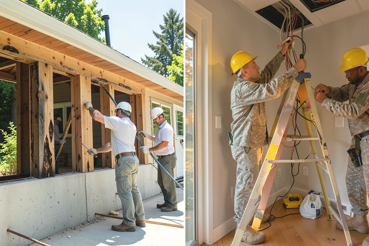 Floor Repair in Yarrow Point, King County, WA - Inspect and identify the damage source