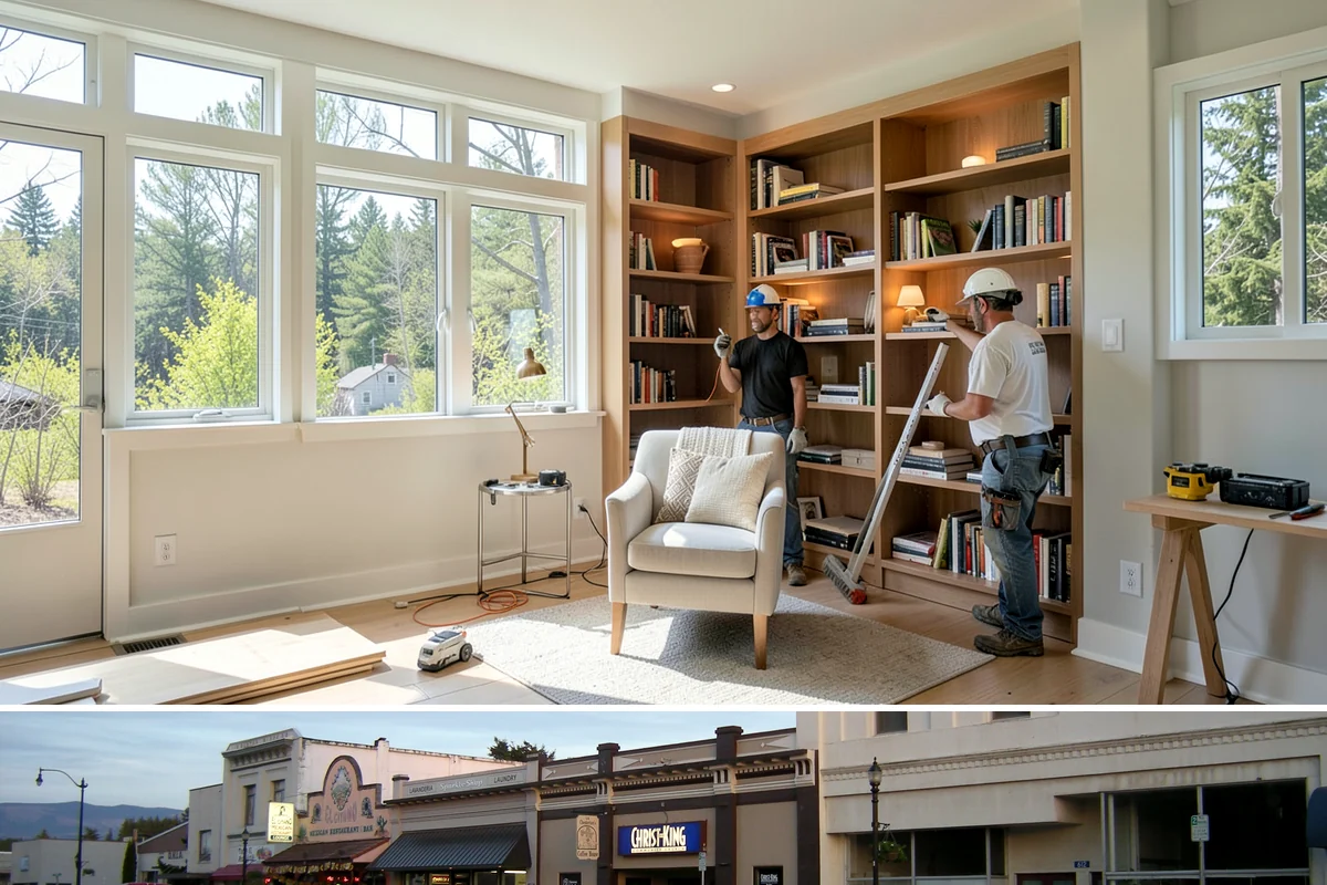 Floor Tile Installation in Burlington, Skagit County, WA - Floor tiling proceeds on schedule regardless of weather, though many homeowners book it in fall ahead of holiday gatherings.