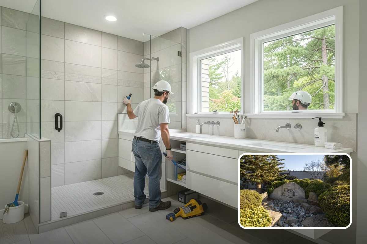 Floor Tile Installation in Clyde Hill, King County, WA - Withstands moisture, grit, and heavy foot traffic