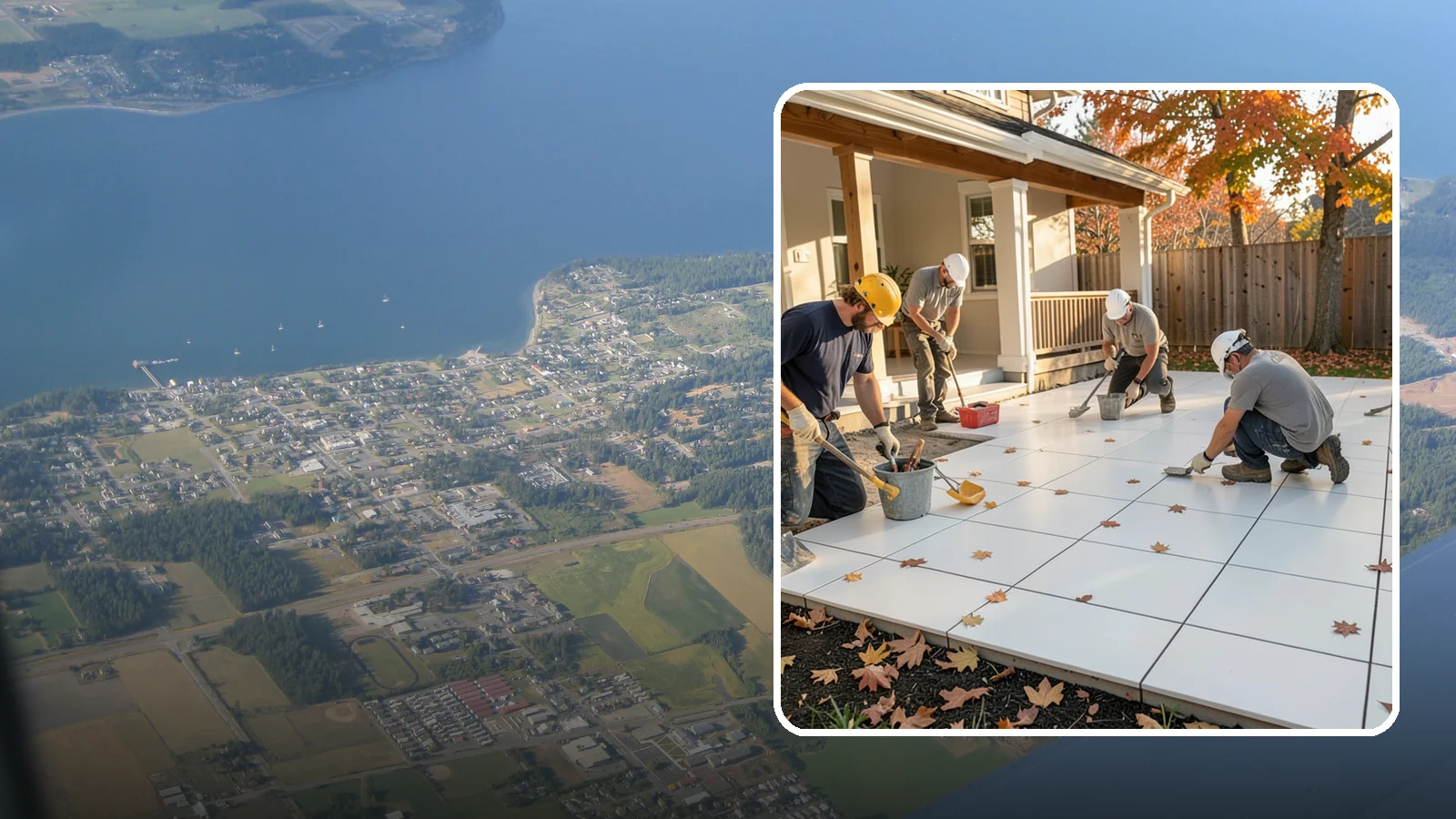 Floor Tile Installation in Coupeville, Island County, WA - Durable tile flooring installed over a properly prepped, crack-resistant base.