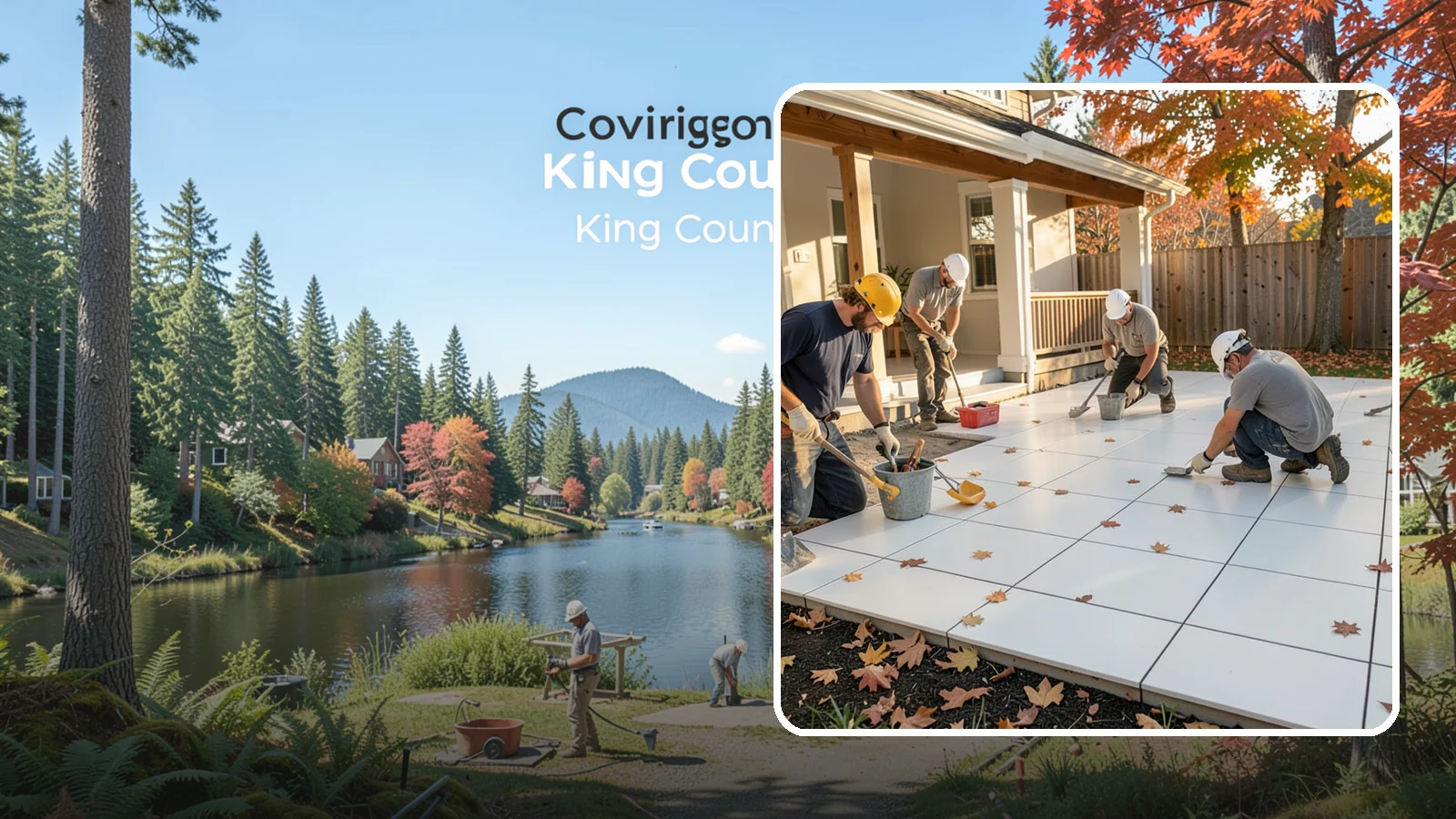 Floor Tile Installation in Covington, King County, WA - Durable tile flooring installed over a properly prepped, crack-resistant base.