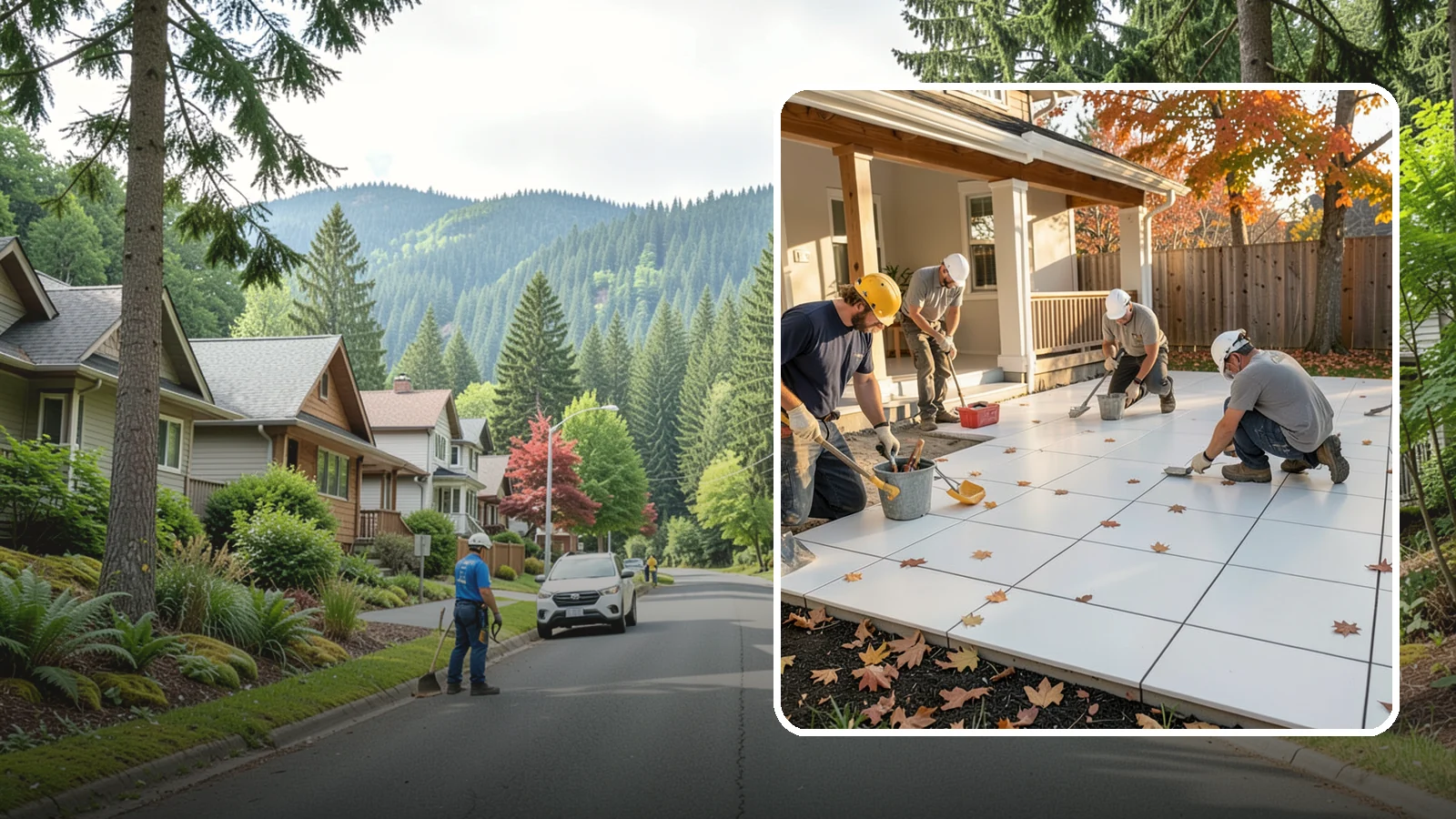 Floor Tile Installation in Darrington, Snohomish County, WA - Durable tile flooring installed over a properly prepped, crack-resistant base.