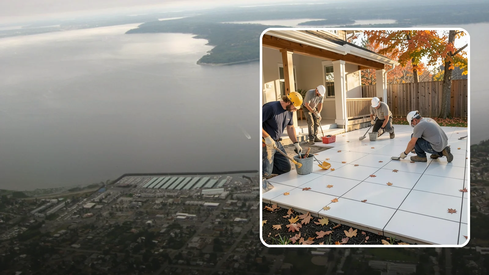 Floor Tile Installation in Des Moines, King County, WA - Durable tile flooring installed over a properly prepped, crack-resistant base.