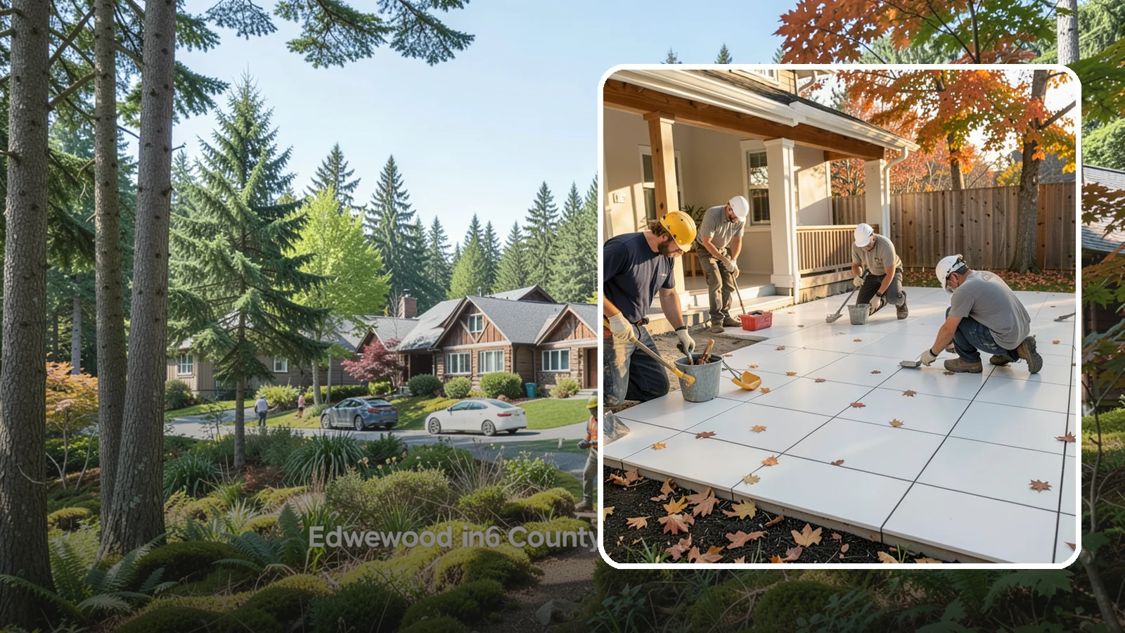 Floor Tile Installation in Edgewood, Pierce County, WA - Durable tile flooring installed over a properly prepped, crack-resistant base.