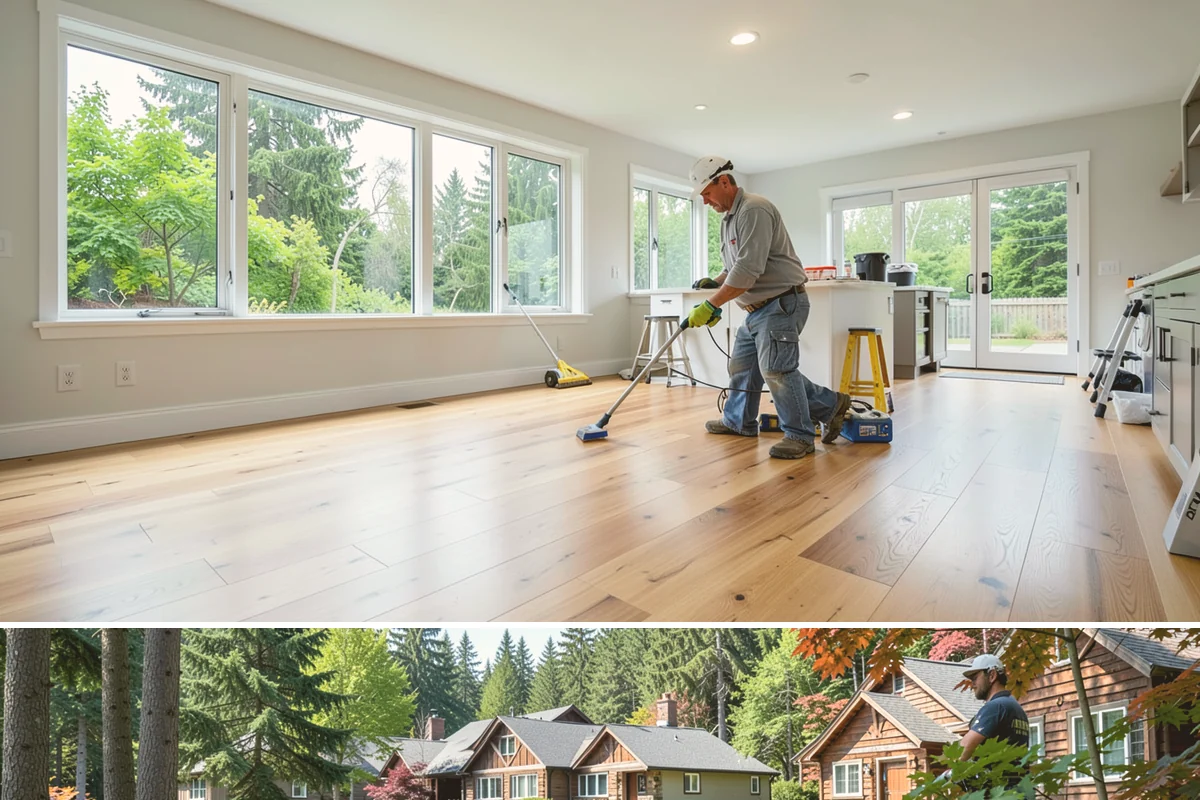 Floor Tile Installation in Edgewood, Pierce County, WA - Floor tiling proceeds on schedule regardless of weather, though many homeowners book it in fall ahead of holiday gatherings.