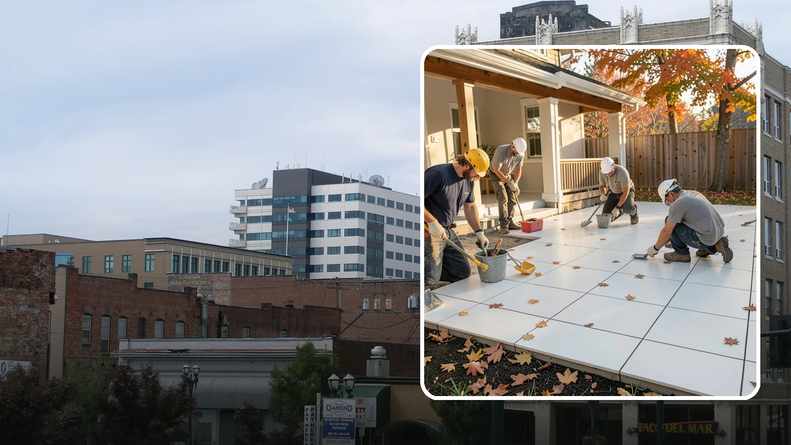 Floor Tile Installation in Everett, Snohomish County, WA - Durable tile flooring installed over a properly prepped, crack-resistant base.