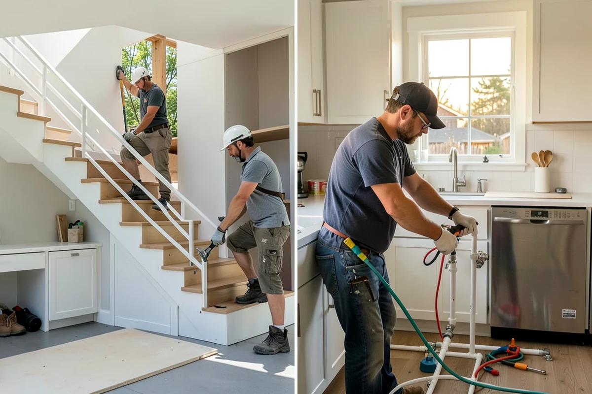 Floor Tile Installation in Federal Way, King County, WA - Inspect and reinforce the subfloor for stiffness