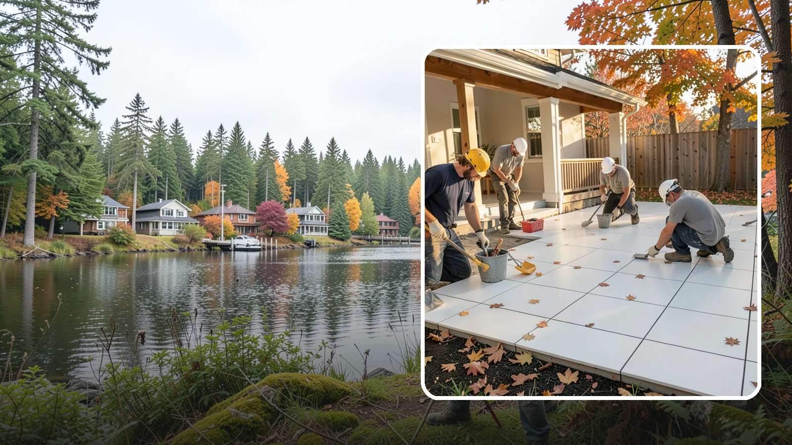 Floor Tile Installation in La Conner, Skagit County, WA - Durable tile flooring installed over a properly prepped, crack-resistant base.