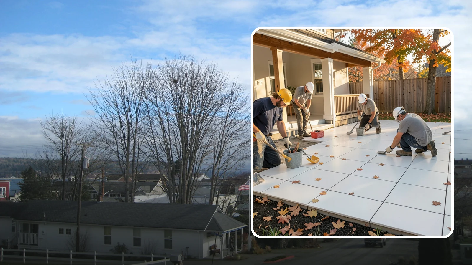 Floor Tile Installation in Langley, Island County, WA - Durable tile flooring installed over a properly prepped, crack-resistant base.