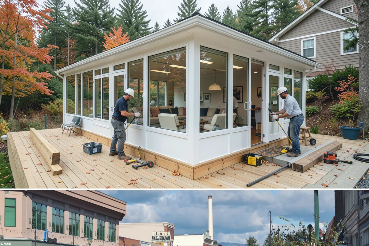 Floor Tile Installation in Monroe, Snohomish County, WA - Floor tiling proceeds on schedule regardless of weather, though many homeowners book it in fall ahead of holiday gatherings.
