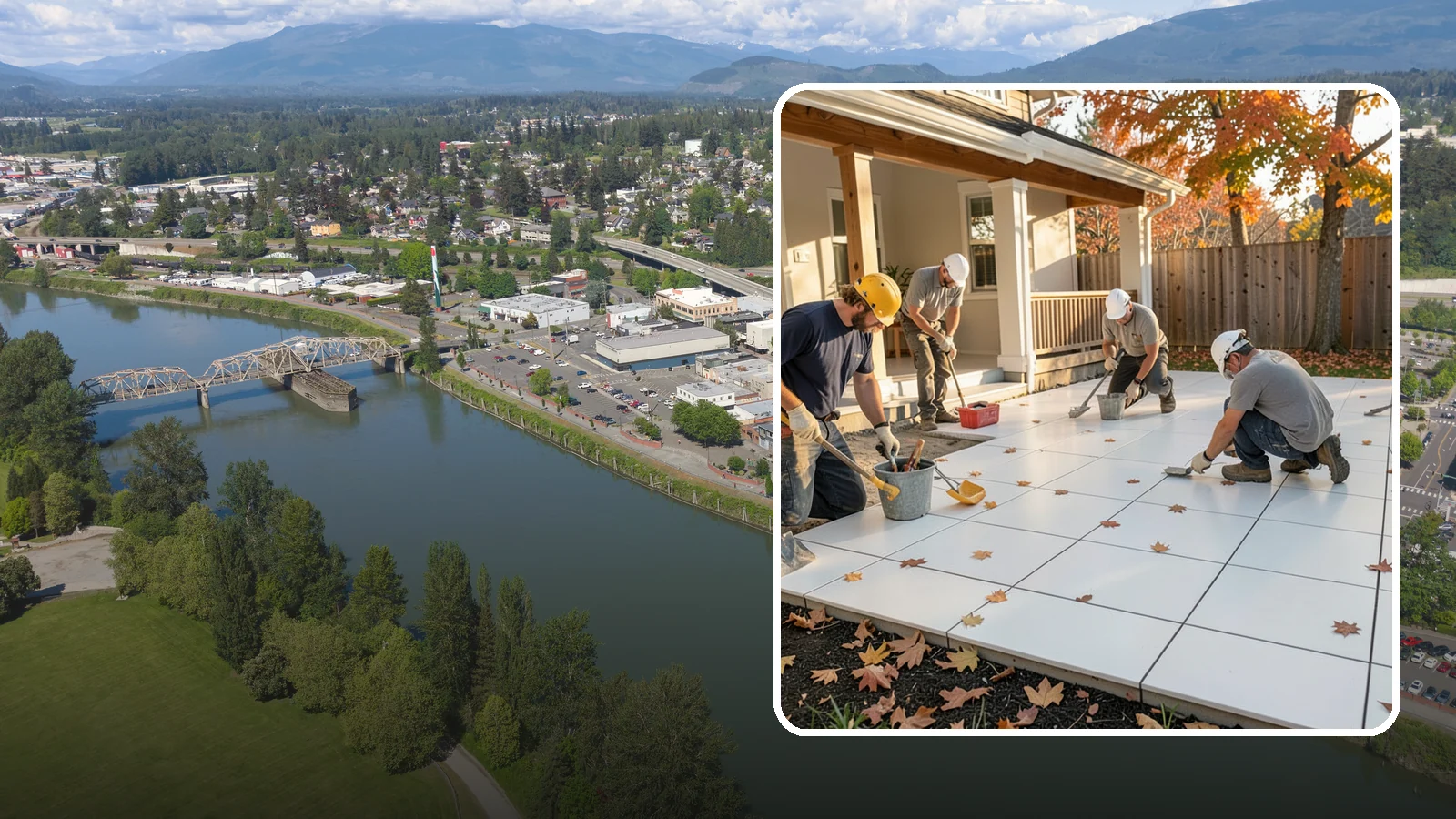 Floor Tile Installation in Mount Vernon, Skagit County, WA - Durable tile flooring installed over a properly prepped, crack-resistant base.