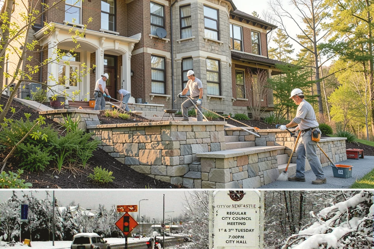 Floor Tile Installation in Newcastle, King County, WA - Floor tiling proceeds on schedule regardless of weather, though many homeowners book it in fall ahead of holiday gatherings.