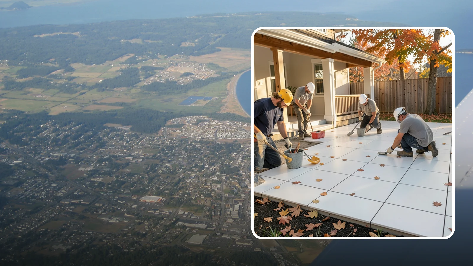 Floor Tile Installation in Oak Harbor, Island County, WA - Durable tile flooring installed over a properly prepped, crack-resistant base.