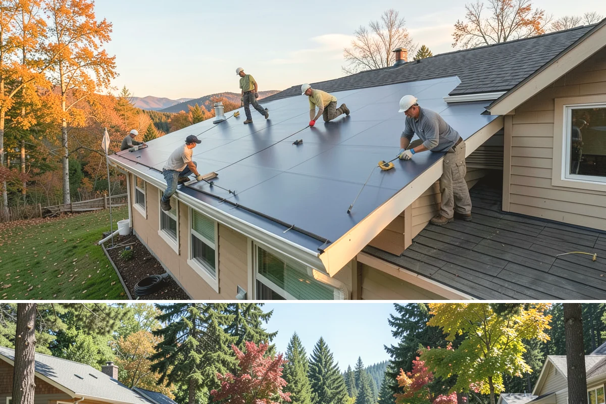 Floor Tile Installation in Orting, Pierce County, WA - Floor tiling proceeds on schedule regardless of weather, though many homeowners book it in fall ahead of holiday gatherings.