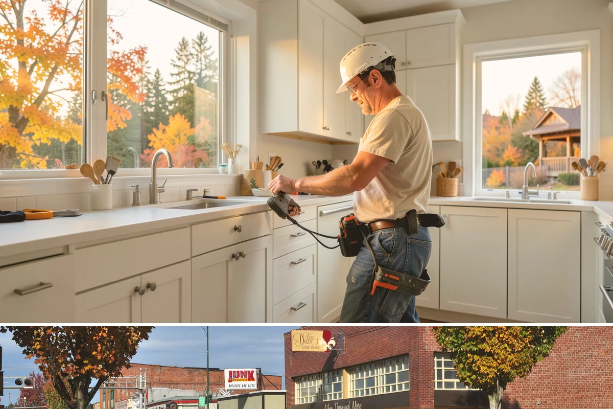 Floor Tile Installation in Puyallup, Pierce County, WA - Floor tiling proceeds on schedule regardless of weather, though many homeowners book it in fall ahead of holiday gatherings.
