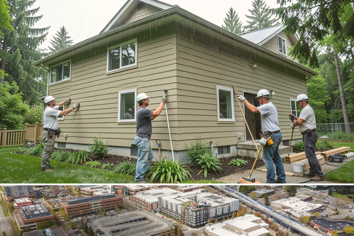 Floor Tile Installation in Redmond, King County, WA - Floor tiling proceeds on schedule regardless of weather, though many homeowners book it in fall ahead of holiday gatherings.