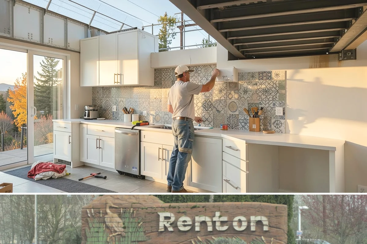 Floor Tile Installation in Renton, King County, WA - Floor tiling proceeds on schedule regardless of weather, though many homeowners book it in fall ahead of holiday gatherings.