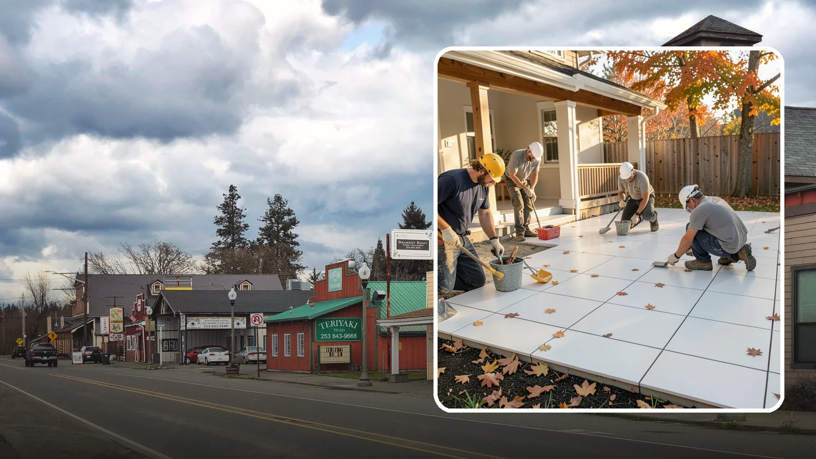 Floor Tile Installation in Roy, Pierce County, WA - Durable tile flooring installed over a properly prepped, crack-resistant base.