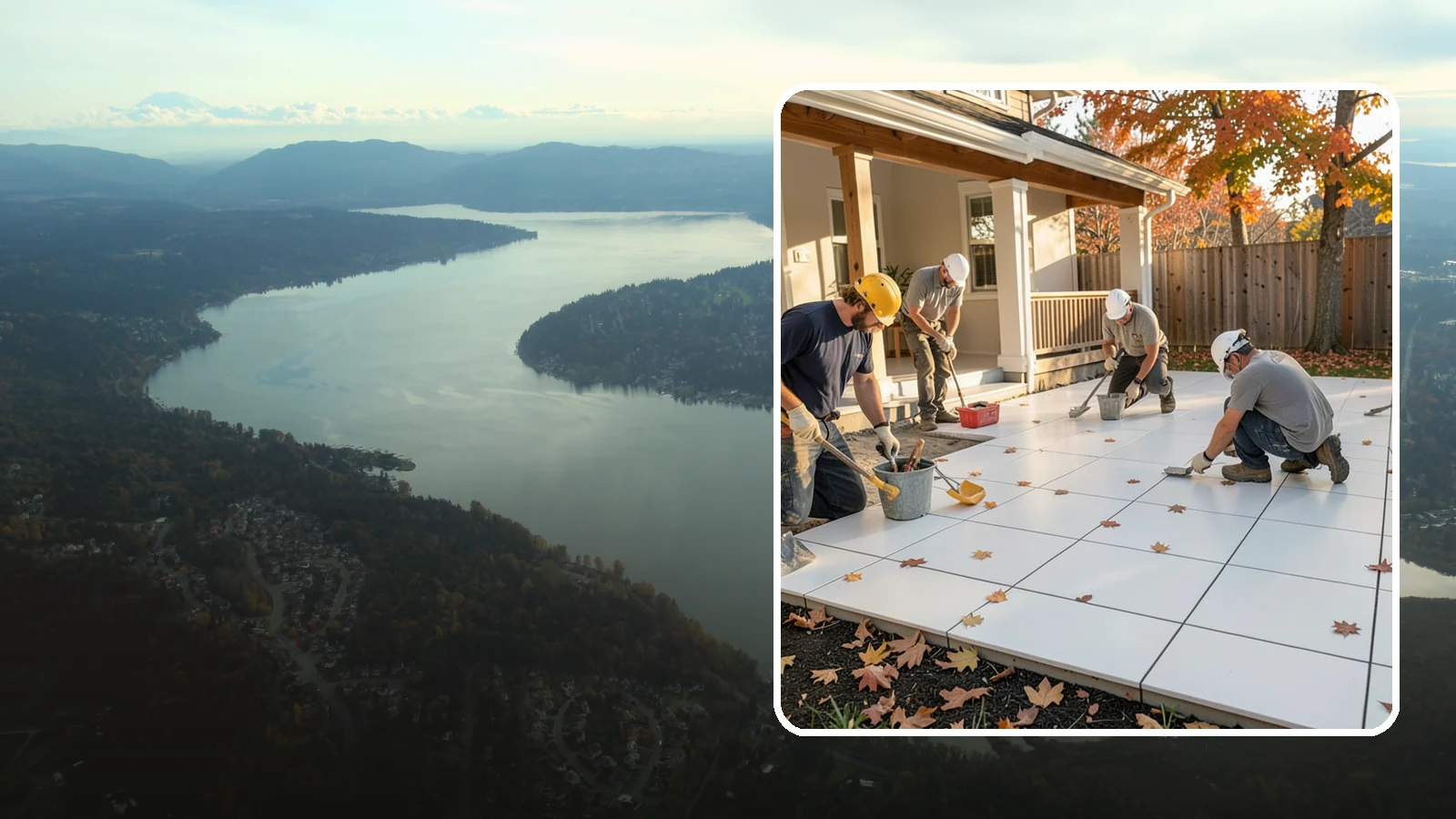 Floor Tile Installation in Sammamish, King County, WA - Durable tile flooring installed over a properly prepped, crack-resistant base.