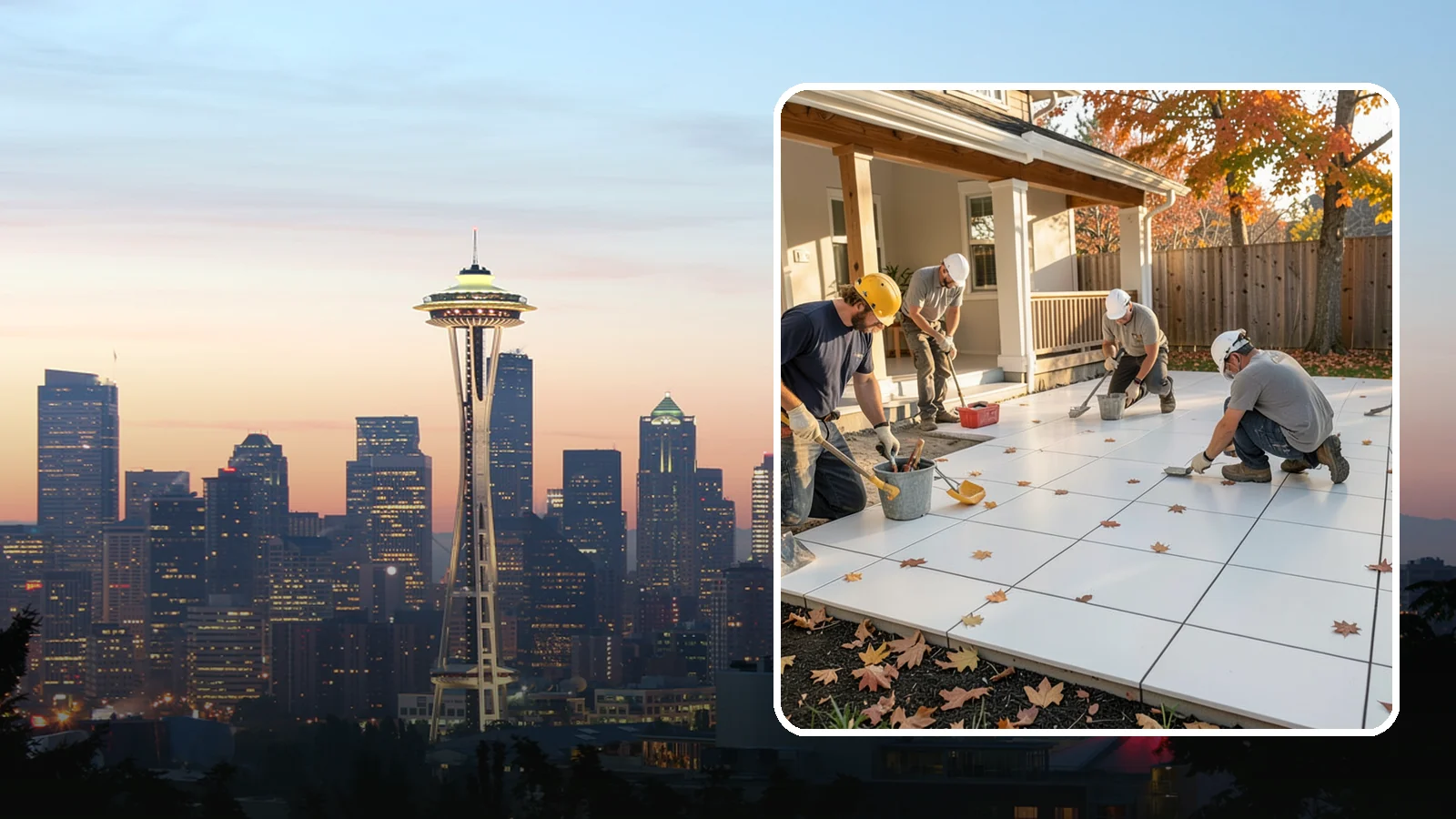 Floor Tile Installation in Seattle, King County, WA - Durable tile flooring installed over a properly prepped, crack-resistant base.