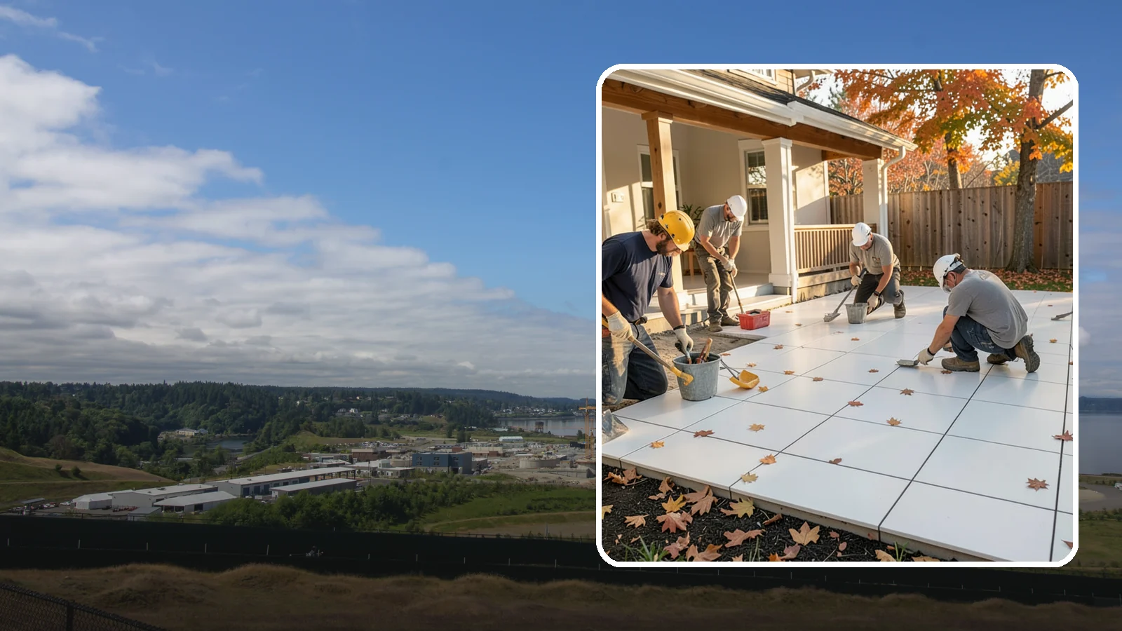 Floor Tile Installation in University Place, Pierce County, WA - Durable tile flooring installed over a properly prepped, crack-resistant base.