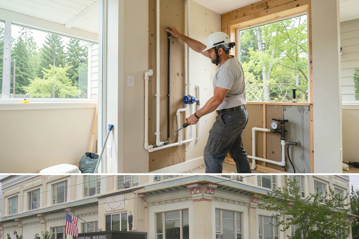 Folding Station Construction in Anacortes, Skagit County, WA - This build fits neatly into an off-season interior project during the rainy PNW winter when outdoor work is on hold.