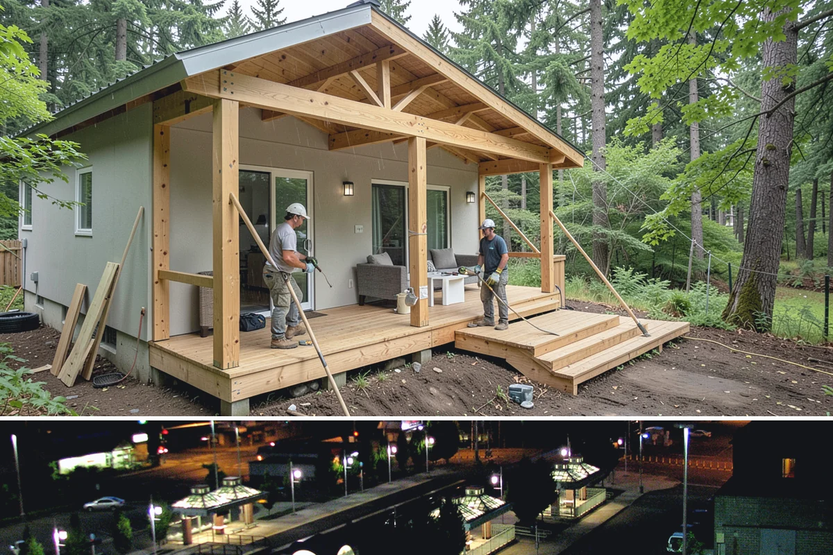 Folding Station Construction in Auburn, King County, WA - This build fits neatly into an off-season interior project during the rainy PNW winter when outdoor work is on hold.