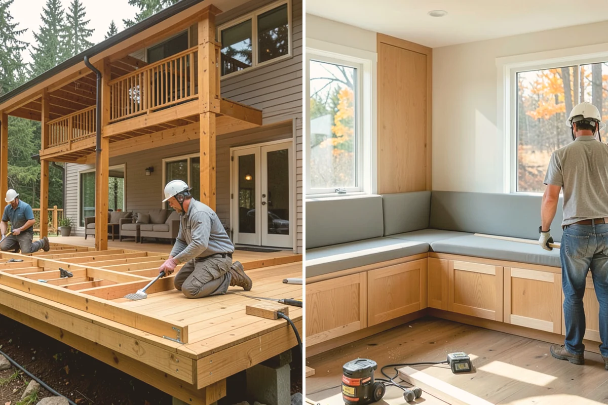 Folding Station Construction in Brier, Snohomish County, WA - Review your laundry workflow and available wall or counter space