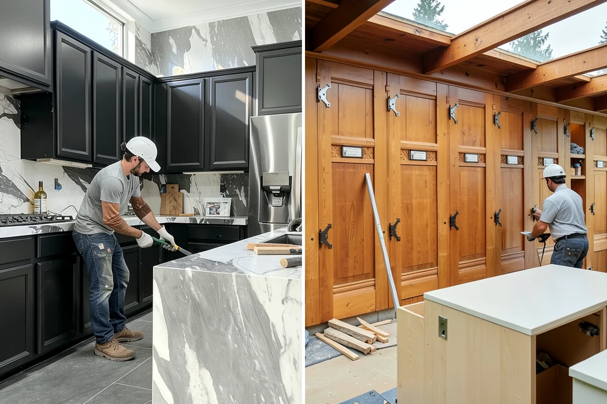 Folding Station Construction in Enumclaw, King County, WA - Review your laundry workflow and available wall or counter space