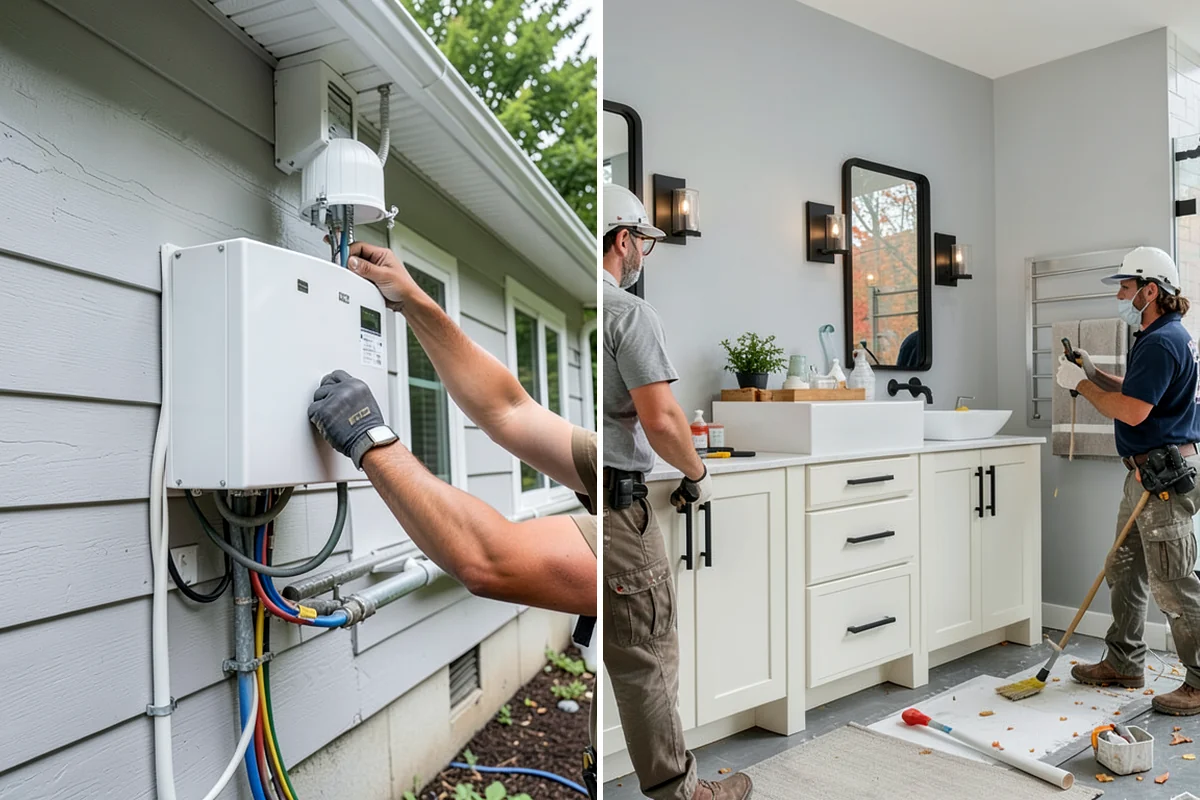 Folding Station Construction in Gig Harbor, Pierce County, WA - Review your laundry workflow and available wall or counter space