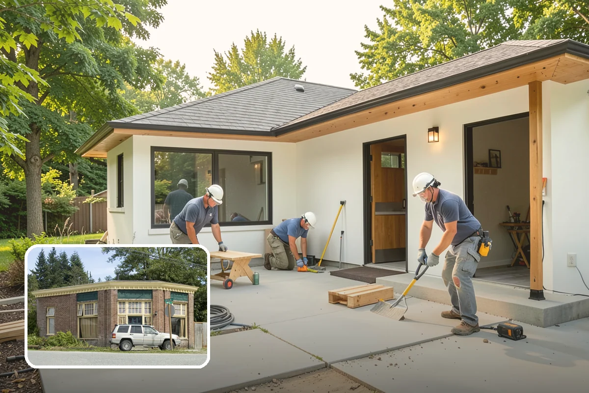 Folding Station Construction in Hamilton, Skagit County, WA - A generous, sturdy surface that streamlines folding and sorting