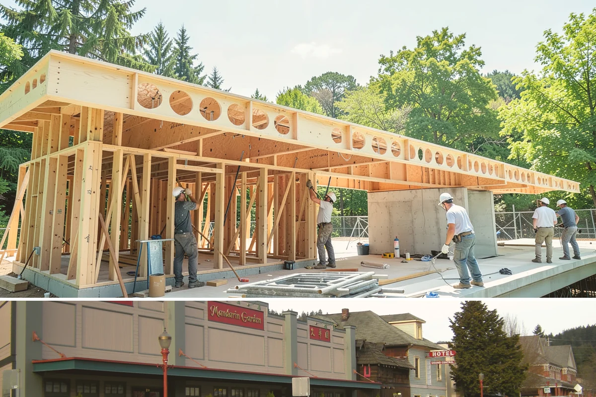 Folding Station Construction in Issaquah, King County, WA - This build fits neatly into an off-season interior project during the rainy PNW winter when outdoor work is on hold.