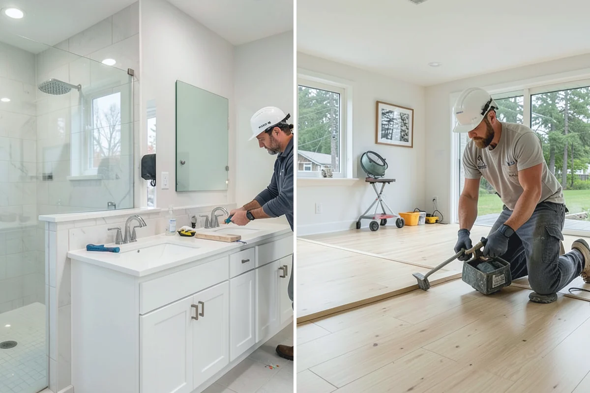 Folding Station Construction in Medina, King County, WA - Review your laundry workflow and available wall or counter space