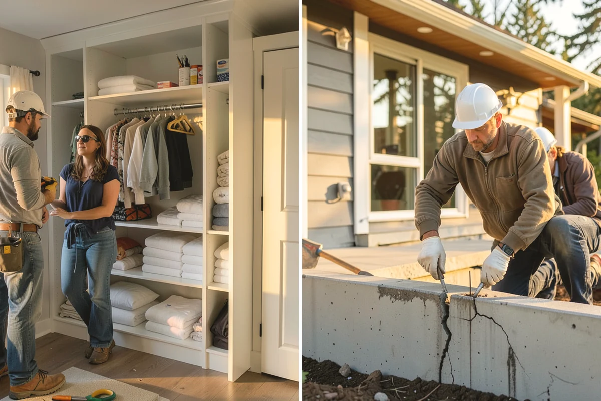 Folding Station Construction in Mercer Island, King County, WA - Review your laundry workflow and available wall or counter space