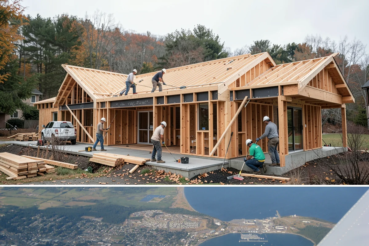 Folding Station Construction in Oak Harbor, Island County, WA - This build fits neatly into an off-season interior project during the rainy PNW winter when outdoor work is on hold.