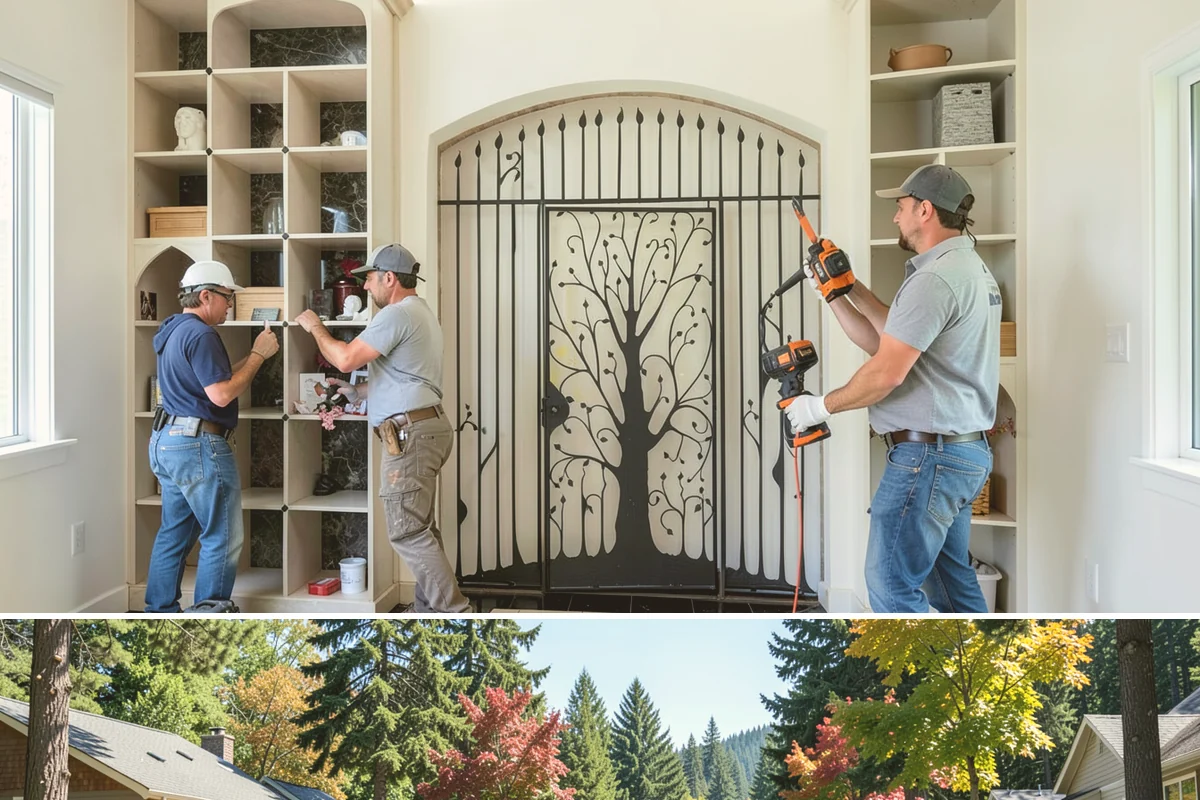 Folding Station Construction in Orting, Pierce County, WA - This build fits neatly into an off-season interior project during the rainy PNW winter when outdoor work is on hold.