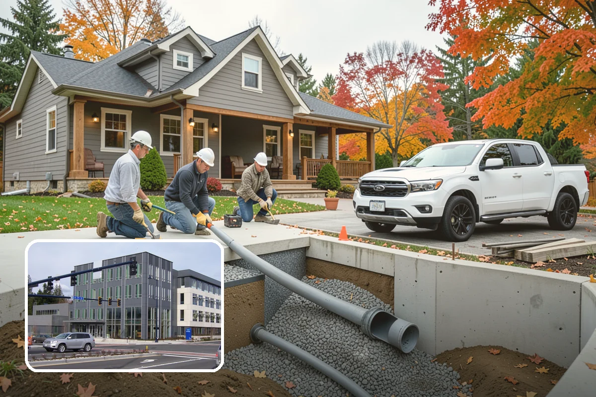 Folding Station Construction in Shoreline, King County, WA - A generous, sturdy surface that streamlines folding and sorting